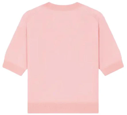 (Women) KENZO Pink Floral Inlay Crewneck Short-Sleeve Sweater. FE52PU3833LB-34 Lookbook (Women) KENZO Pink Floral Inlay Crewneck Short-Sleeve Sweater. FE52PU3833LB-34