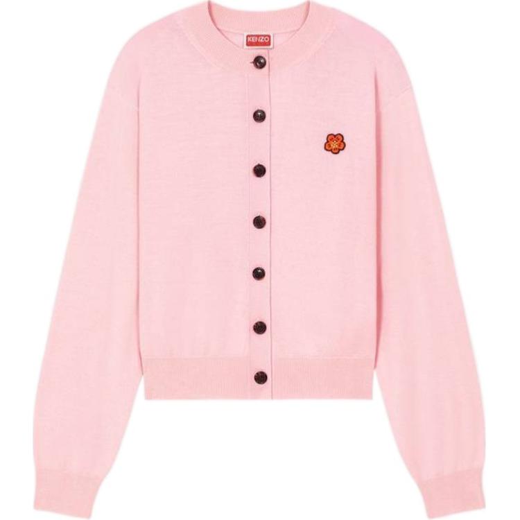 Order (W) KENZO Cárdigan Suéter Abotonado Rosa con Estampado. FE52CA4523LB-34