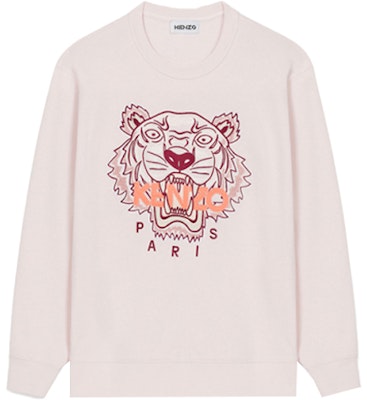 (W) KENZO Pink Tiger Head Cetak Crewneck Sweatshirt. FC52SW8244XL-34 Order (W) KENZO Pink Tiger Head Cetak Crewneck Sweatshirt. FC52SW8244XL-34