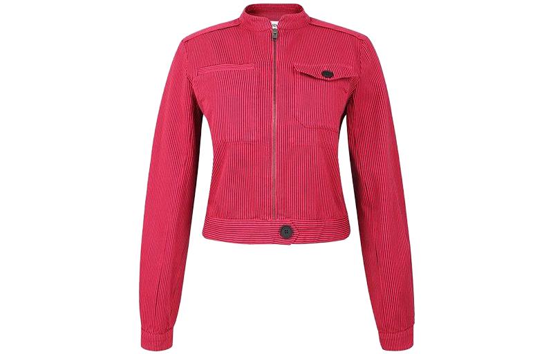 Order (Women) KENZO  Red Zip-Up Long-Sleeve Jacket FA62VE0189CF-26