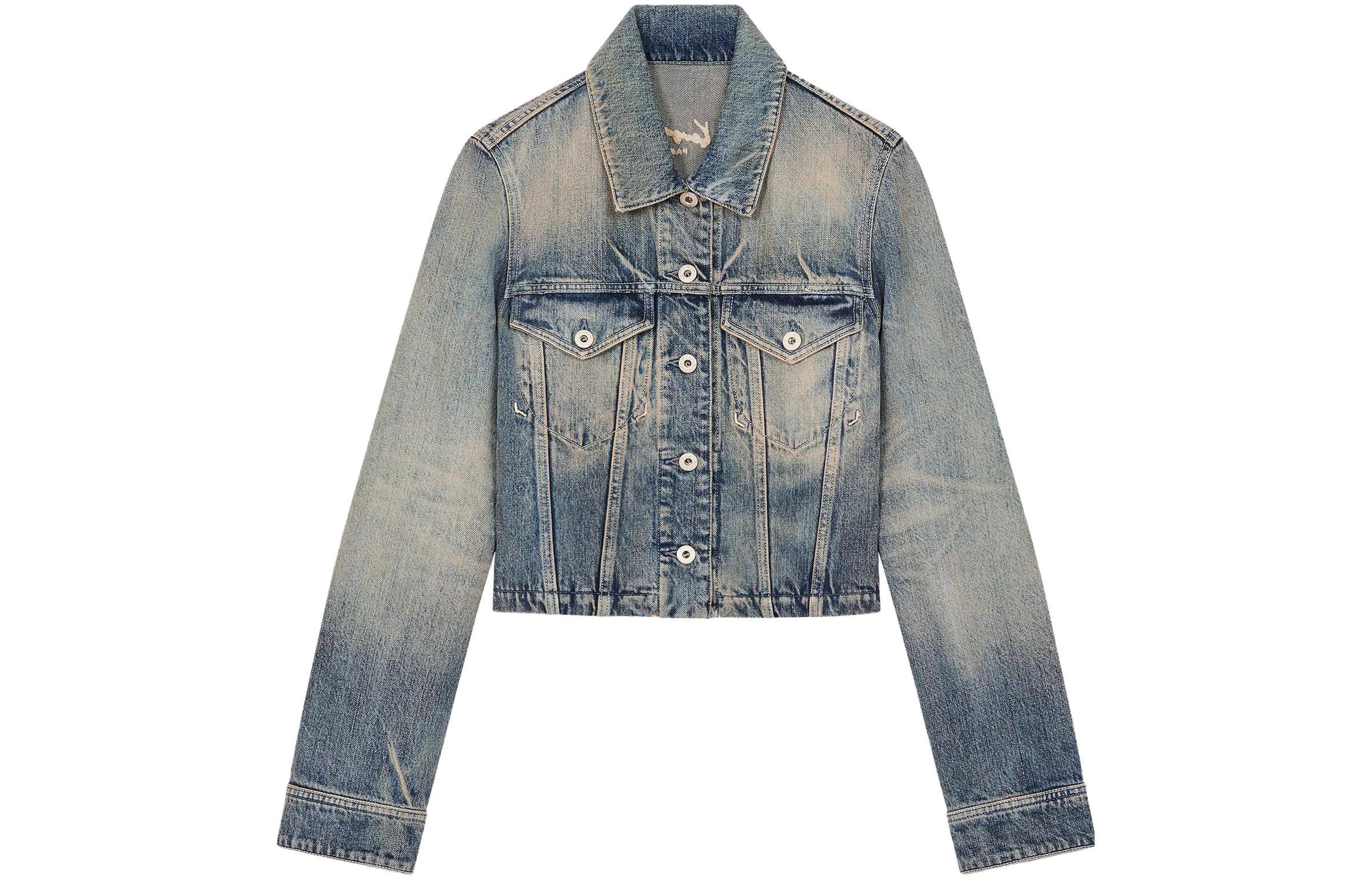 Order (W) KENZO シングルブレスト デニムジャケット ブルー. FE52DV2456I7-DY