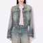 Shop (W) KENZO シングルブレスト デニムジャケット ブルー. FE52DV2456I7-DY