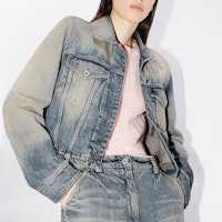 (W) KENZO Jaket Denim Single-Breasted Biru. FE52DV2456I7-DY Sizing (W) KENZO Jaket Denim Single-Breasted Biru. FE52DV2456I7-DY