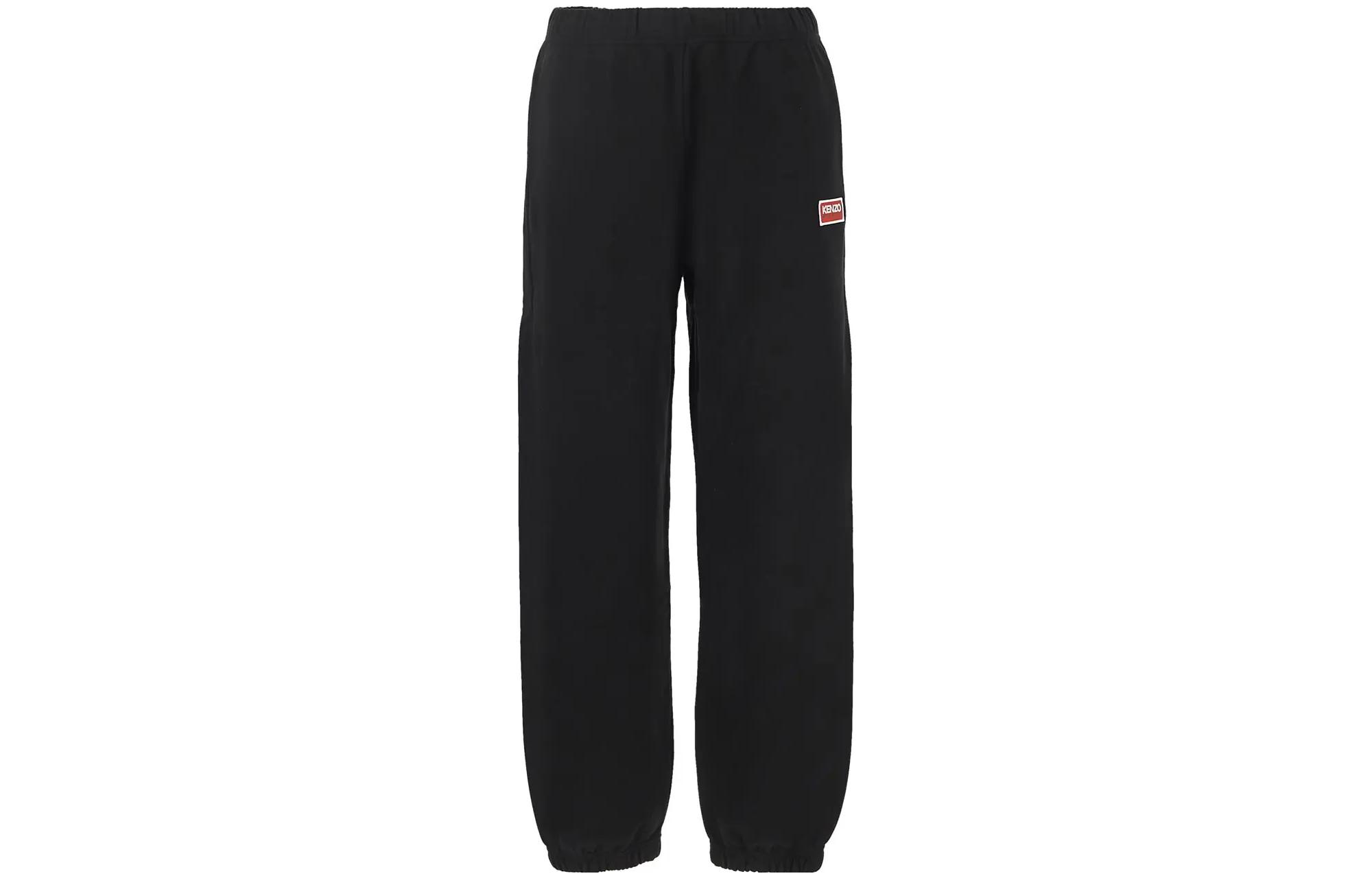 Order (W) KENZO修身针织长裤 黑色直筒休闲裤设计 FD62PA7154MF99J