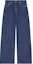 Order (Women) KENZO Solid Color Wide-Leg Jeans Deep Stone Blue FE62DP2176F2-DD
