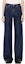 Shop (Women) KENZO Solid Color Wide-Leg Jeans Deep Stone Blue FE62DP2176F2-DD