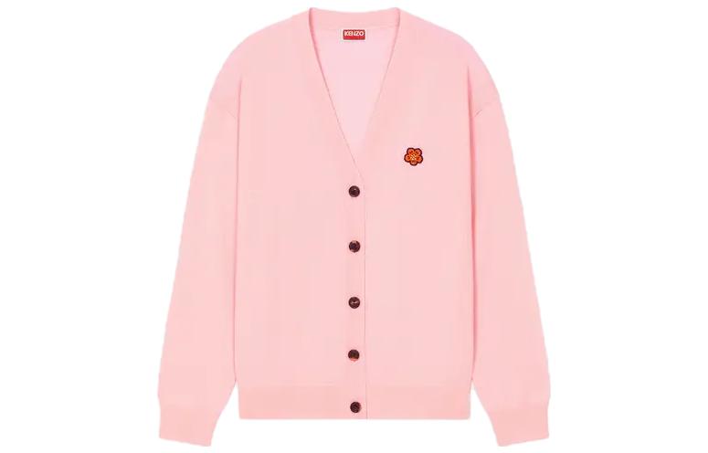 Buy (W) KENZO 花卉印花V领长袖针织毛衣 FE52CA4643LB-34