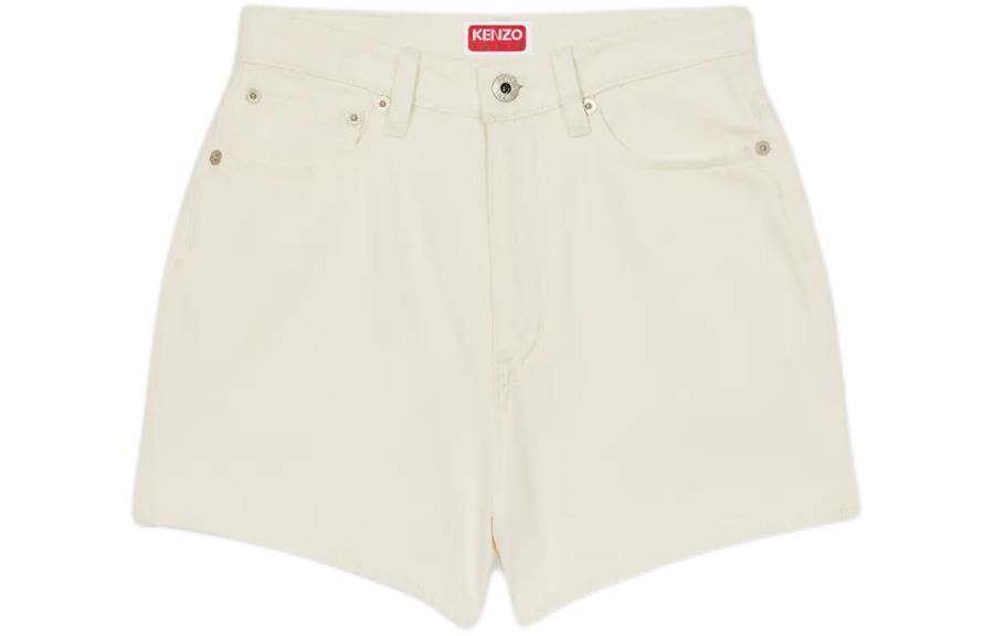 (Women) KENZO  Straight-Cut Casual Shorts Beige FE52DS2006W4-WT