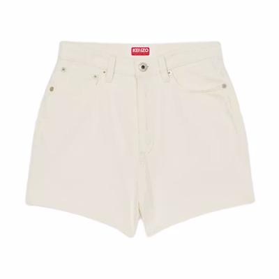 (Women) KENZO Straight-Cut Casual Shorts Beige FE52DS2006W4-WT