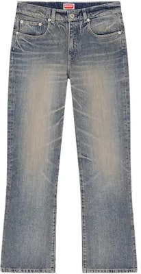 (Women) KENZO Straight-Leg Embroidered Denim Jeans in Blue. FE52DP2296I7-DY Order (Women) KENZO Straight-Leg Embroidered Denim Jeans in Blue. FE52DP2296I7-DY
