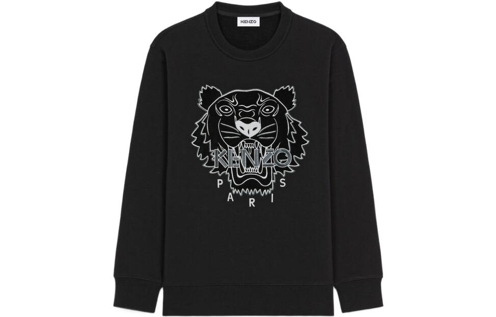 Order (W) Sudadera Negra de Mujer KENZO ''The Winter Capsule'' Tiger Bordado Crewneck. FB62SW8244MZ-99