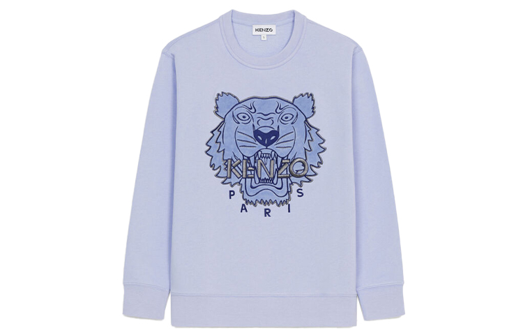 (Women) Kenzo 'The Winter Capsule' Tiger Embroidered Sweatshirt Women’s Light Purple FB62SW8244MZ-66 圖 2