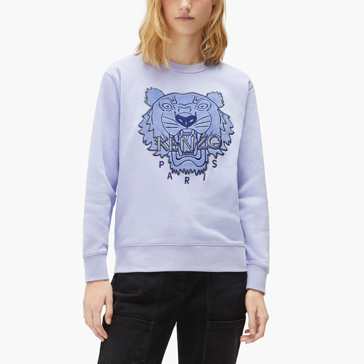 (Women) Kenzo 'The Winter Capsule' Tiger Embroidered Sweatshirt Women’s Light Purple FB62SW8244MZ-66 圖 3