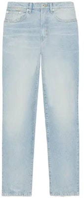 (Women) KENZO Washed Zip Fly Straight-Leg Jeans Light Blue FD62DP2106B8-DS Buy (Women) KENZO Washed Zip Fly Straight-Leg Jeans Light Blue FD62DP2106B8-DS