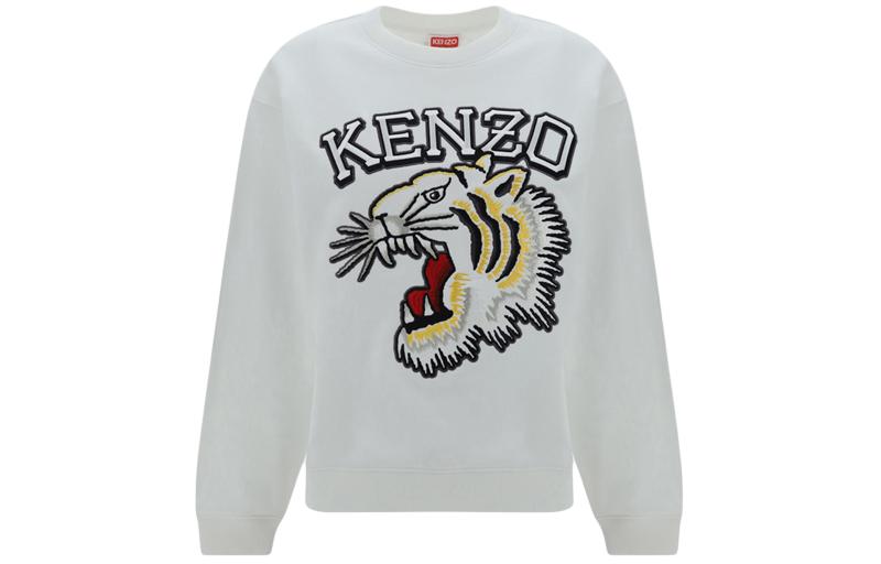 Order (W) KENZO Sudadera Blanca con Bordado Cuello Redondo FE52SW1394MF-02