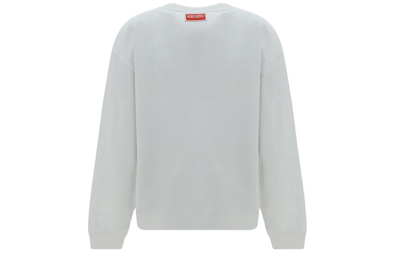 Lookbook (W) KENZO Sudadera Blanca con Bordado Cuello Redondo FE52SW1394MF-02