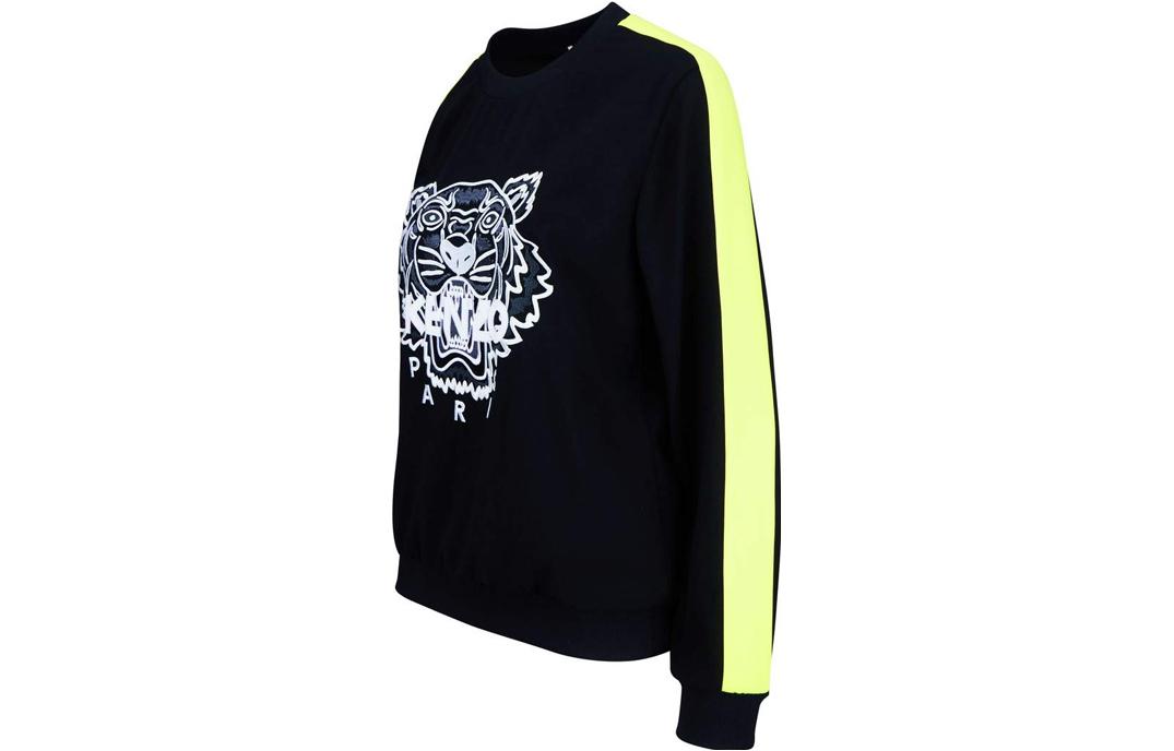 Shop (Women) Kenzo Animal Print Crewneck Long-Sleeve Sweatshirt PF952TO0105AC-99