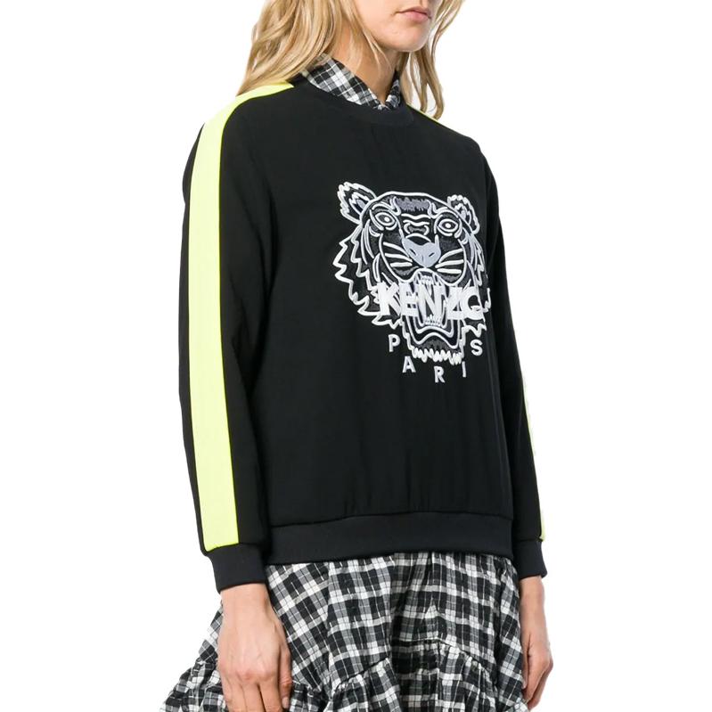 Sizing (Women) Kenzo Animal Print Crewneck Long-Sleeve Sweatshirt PF952TO0105AC-99