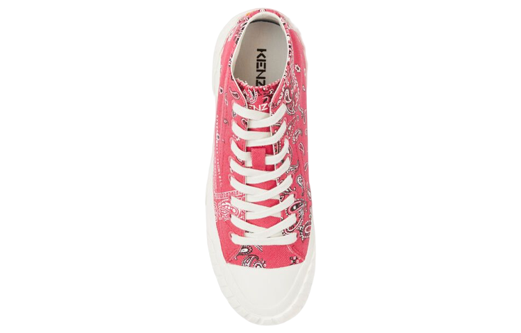 (W) Kenzo Bandana Canvas High-Top Sneakers 'Pink' 圖 4
