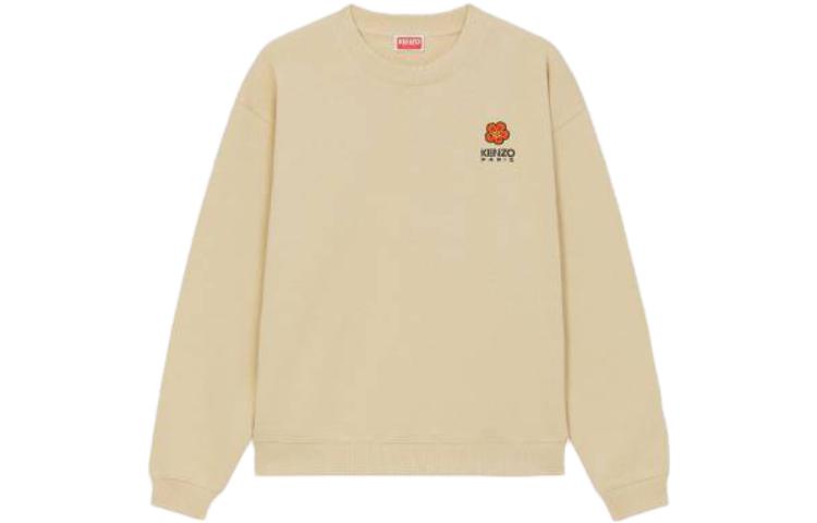 (Women) KENZO Beige  Sweatshirt Floral Embroidery Logo Long Sleeve FD52SW0404MF-12 圖 2