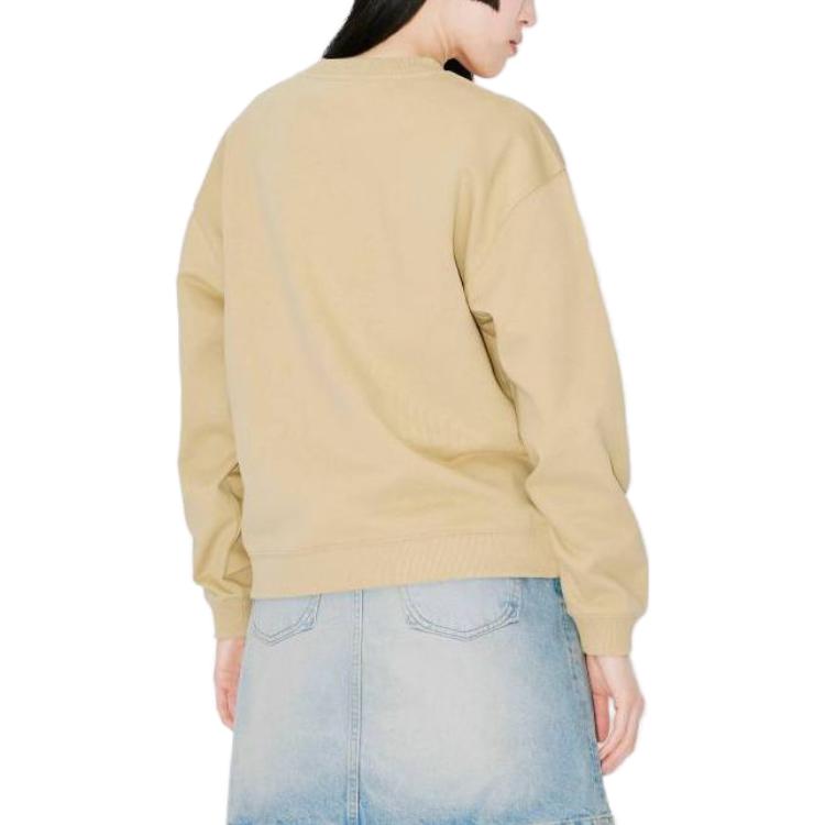 (Women) KENZO Beige  Sweatshirt Floral Embroidery Logo Long Sleeve FD52SW0404MF-12 圖 5