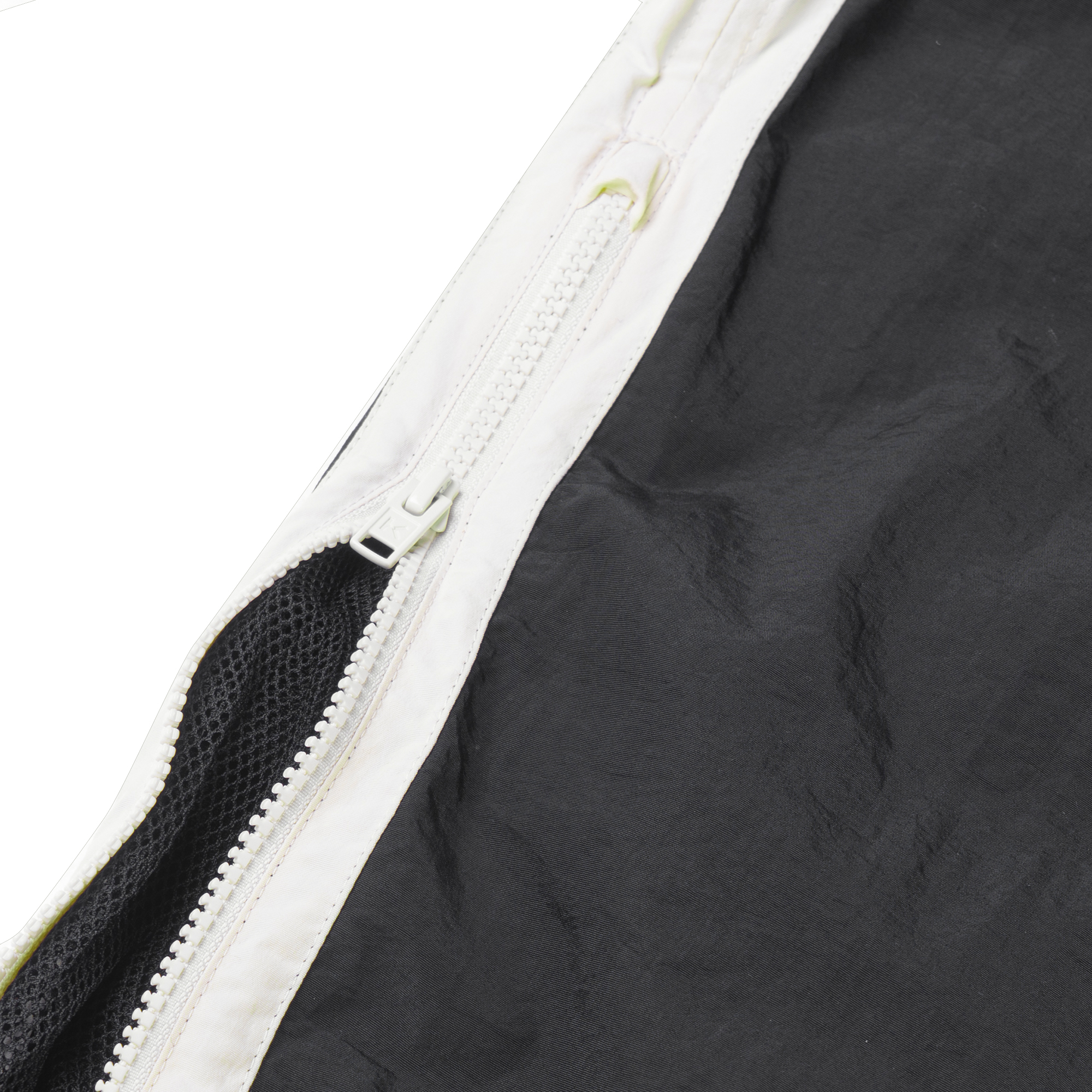 Shop (Women) KENZO Black and Beige Nylon Casual Track Pants FA62PA0289CO-99