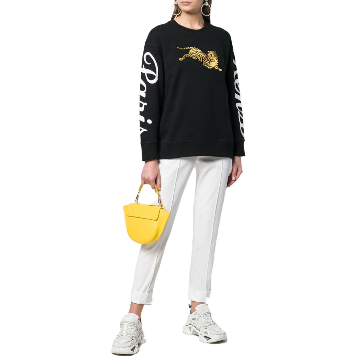 (Women) Kenzo Black Animal Print Relaxed Fit Crewneck Sweatshirt F952SW754952-99 圖 4
