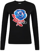 (Women) Kenzo Black Cartoon Crewneck Pullover Sweatshirt F952SW776952-99 (Women) Kenzo Black Cartoon Crewneck Pullover Sweatshirt F952SW776952-99