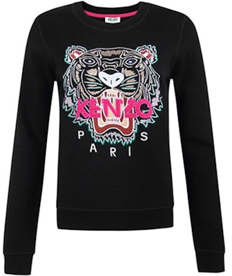 (W) KENZO 黑色经典刺绣虎头卫衣 F862SW7054XA-99 Order (W) KENZO 黑色经典刺绣虎头卫衣 F862SW7054XA-99