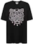 Buy (W) 겐조 블랙 코튼 티셔츠 대형 타이거 로고 F962TS9524Y5-99