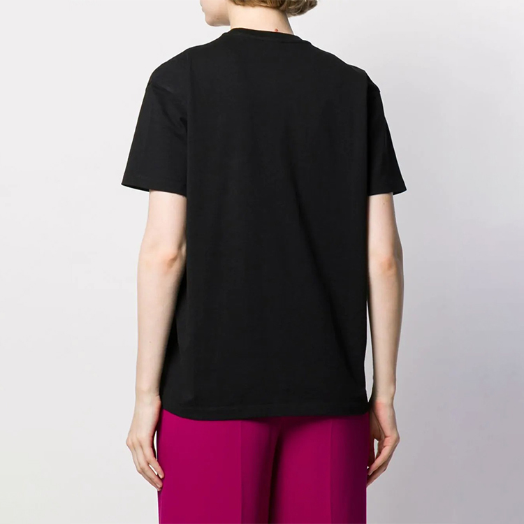(Women) KENZO Black Cotton T-Shirt with Large Tiger Logo F962TS9524Y5-99 圖 6