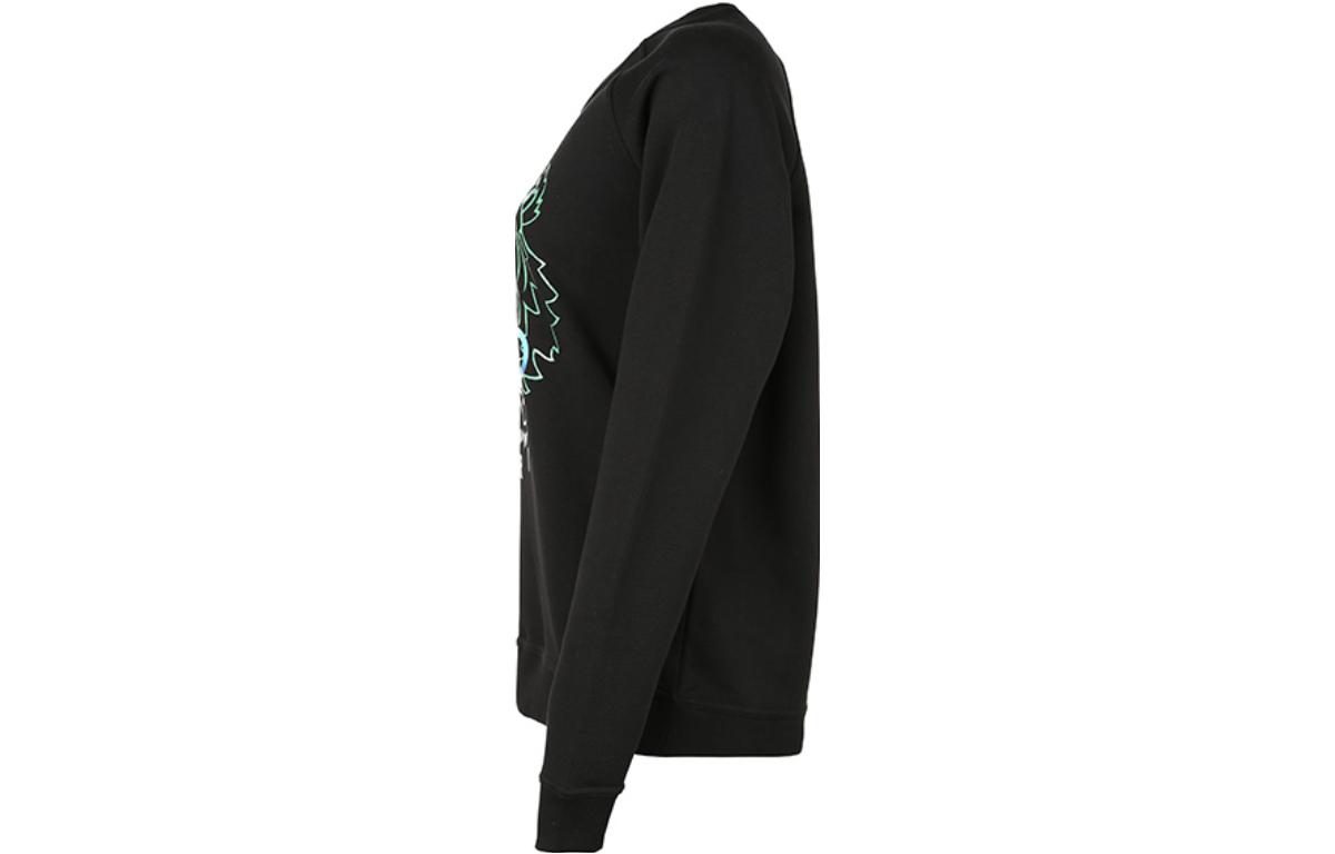 (Women) Kenzo Black Crewneck Sweatshirt with Logo and Multi-Pattern Design FA52SW8164XH-99-1 圖 4