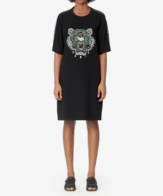 (W) KENZO 黑色花卉背面印花连衣裙 FA5-2RO193-5AC-59 Shop (W) KENZO 黑色花卉背面印花连衣裙 FA5-2RO193-5AC-59