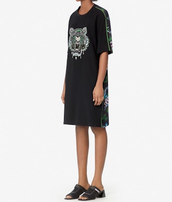 (W) KENZO 黑色花卉背面印花连衣裙 FA5-2RO193-5AC-59 Purchase (W) KENZO 黑色花卉背面印花连衣裙 FA5-2RO193-5AC-59