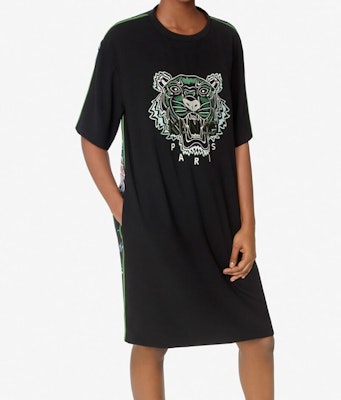 (W) KENZO 黑色花卉背面印花连衣裙 FA5-2RO193-5AC-59 Sizing (W) KENZO 黑色花卉背面印花连衣裙 FA5-2RO193-5AC-59