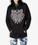 Shop (Women) KENZO Black Hoodie with Embroidered Tiger Head F96-2SW864-4X5-99