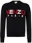 Buy (W) KENZO Sweater Hitam Rajut dengan Warna Blok dan Cetak Huruf. FA52PU507808-99-1