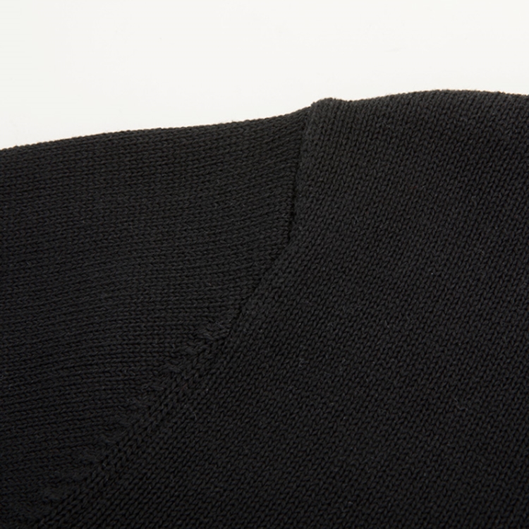 Cheap (W) KENZO Sweater Hitam Rajut dengan Warna Blok dan Cetak Huruf. FA52PU507808-99-1