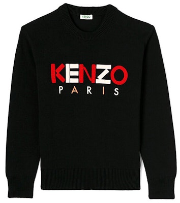 (W) KENZO 黑色長袖針織套頭衛衣 FA5-2PU507-808-99 Buy (W) KENZO 黑色長袖針織套頭衛衣 FA5-2PU507-808-99