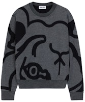 (Women) KENZO Black Printed Pullover Hoodie Sweater. FB52PU5863TC-98 (Women) KENZO Black Printed Pullover Hoodie Sweater. FB52PU5863TC-98