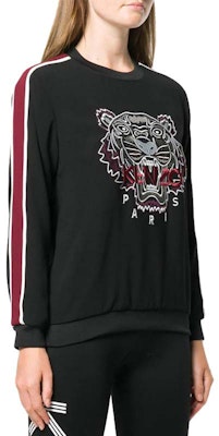 (W) KENZO 黑色条纹虎头标志卫衣 F962TO0105AC-99 Lookbook (W) KENZO 黑色条纹虎头标志卫衣 F962TO0105AC-99