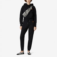 (W) KENZO Pantalones Negros con Diseño Bordado de Cabeza de Tigre Pequeña. FB52PA7224ML-99 Shop (W) KENZO Pantalones Negros con Diseño Bordado de Cabeza de Tigre Pequeña. FB52PA7224ML-99