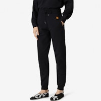 (W) KENZO Pantalones Negros con Diseño Bordado de Cabeza de Tigre Pequeña. FB52PA7224ML-99 Details for (W) KENZO Pantalones Negros con Diseño Bordado de Cabeza de Tigre Pequeña. FB52PA7224ML-99