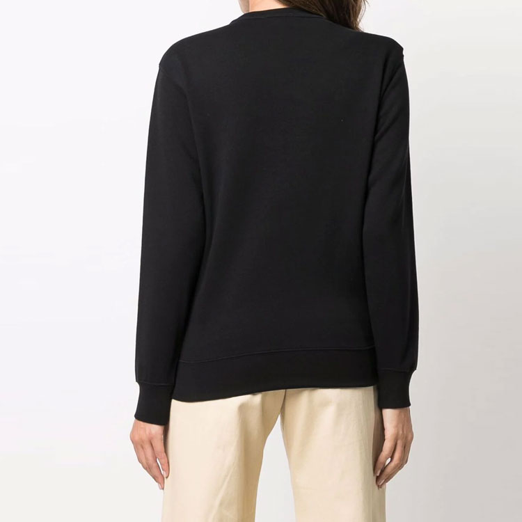 Purchase (W) KENZO 黑色刺繡虎頭圓領衛衣 FB62SW8204XH-99