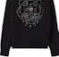 Sizing (Women) KENZO Black Tiger Embroidered Logo Hoodie FA62SW8714XJ-99