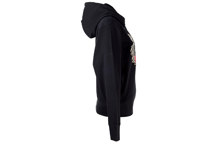 Purchase (Women) KENZO Black Tiger Embroidered Pullover Hoodie 2SW8714XA-99