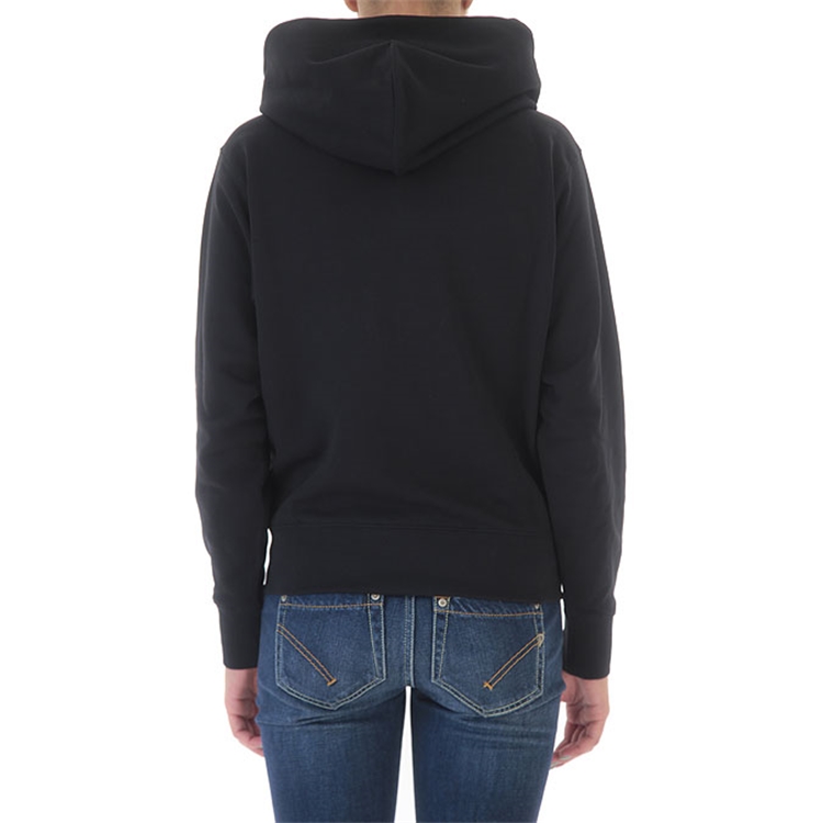 Sizing (Women) KENZO Black Tiger Embroidered Pullover Hoodie 2SW8714XA-99