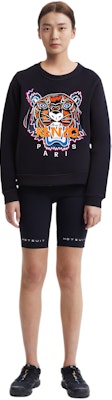 (W) KENZO ブラックタイガー刺繍スウェットシャツ 762SW7054XPJW-99 Purchase (W) KENZO ブラックタイガー刺繍スウェットシャツ 762SW7054XPJW-99