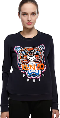 (W) KENZO ブラックタイガー刺繍スウェットシャツ 762SW7054XPJW-99 Details for (W) KENZO ブラックタイガー刺繍スウェットシャツ 762SW7054XPJW-99