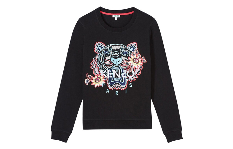 (Women) KENZO Black Tiger Embroidery Crewneck Sweatshirt F962SW7124XO-99 圖 2